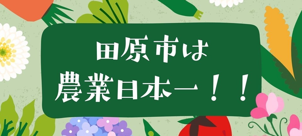 田原市は農業日本一