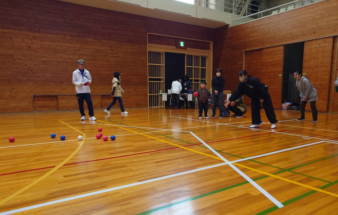 ボッチャ大会の様子