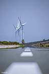 写真：西ノ浜にある風車