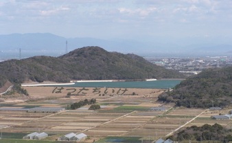 写真：初立ダムの全景