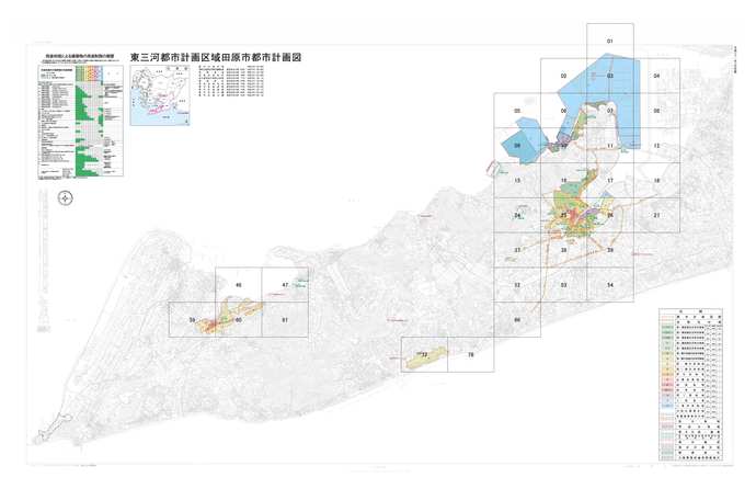 用途地域図索引図