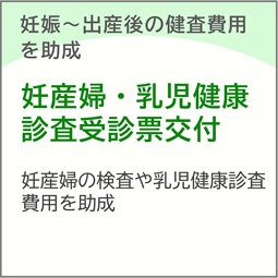 妊産婦・乳児健康診査受診票交付